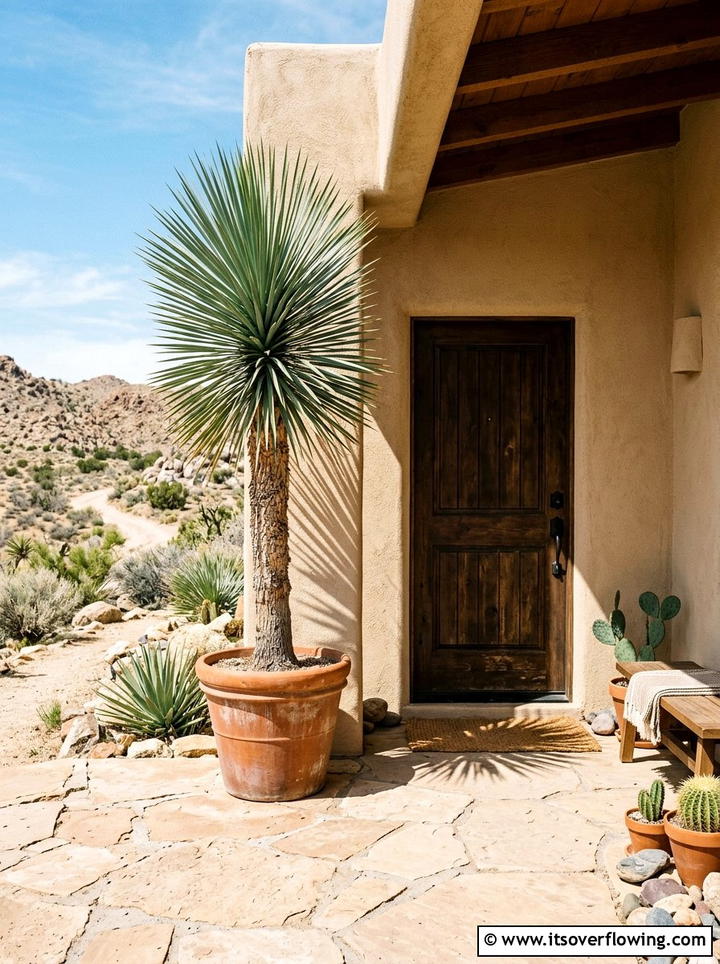 Yucca plant - 25 front porch decor ideas with year round greenery