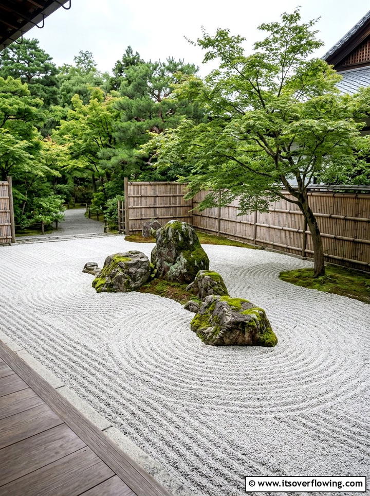 Zen Garden Gravel - 25 backyard ideas with gravel