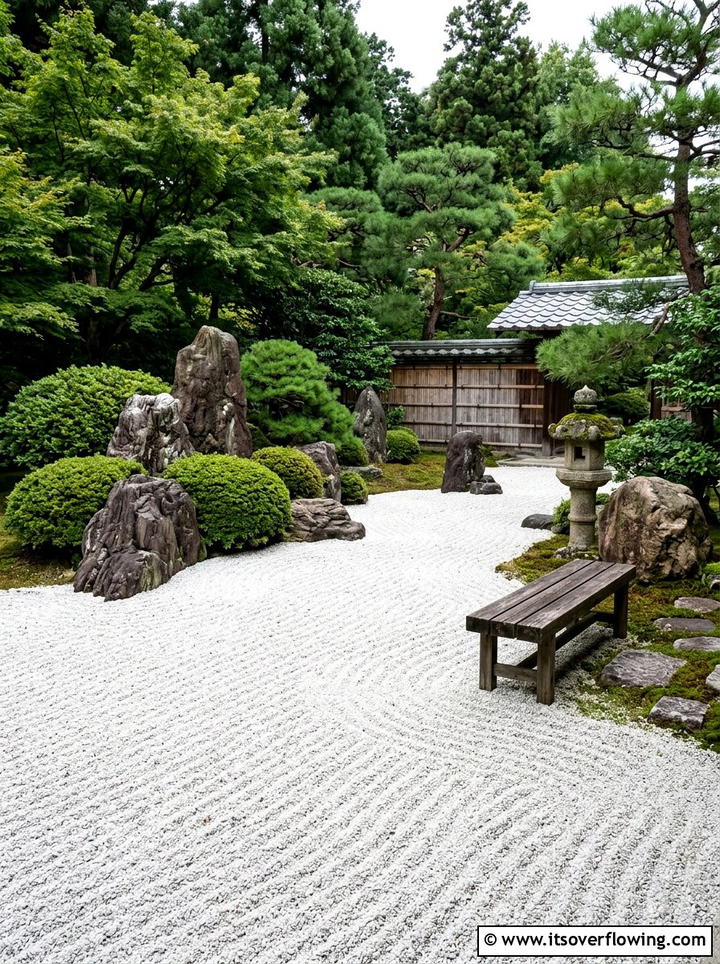 Zen Garden With Drought Resistant Plants - 25 garden design ideas with low water plants