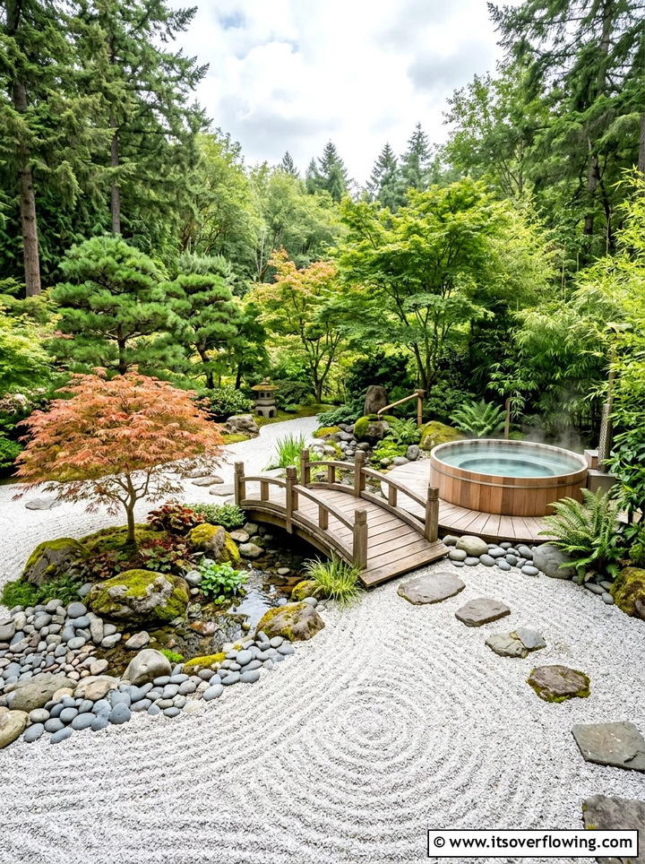 Zen Garden With Hot Tub - 25 backyard ideas with hot tub