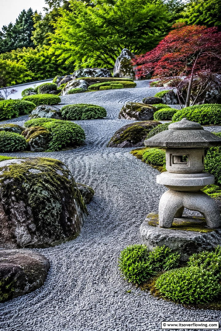 Zen Inspired Sloped Garden - 30 Sloped Garden Ideas to Transform Challenging Yards