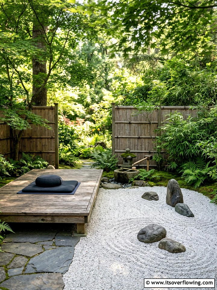 Zen Meditation Space - 25 garden design ideas for modern landscapes
