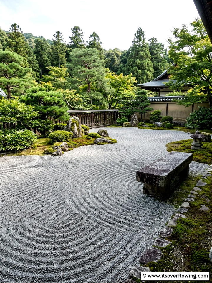 Zen Meditation Space - 25 creative garden ideas for side yards