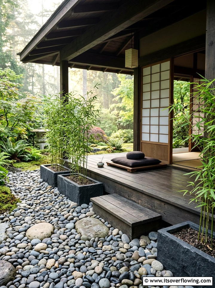 Zen Porch Layout - 25 front porch ideas with matching planters
