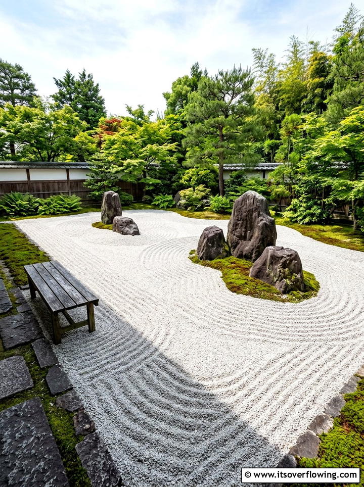Zen Rock Garden - 25 garden ideas for modern homes