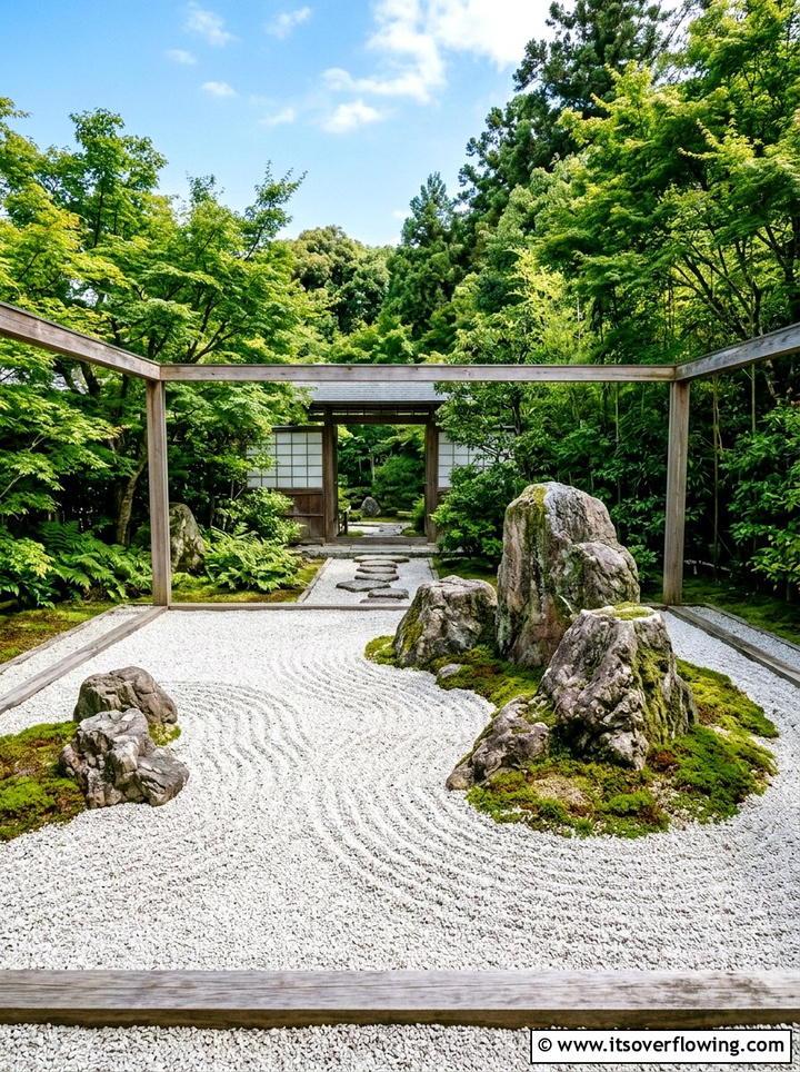 Zen Rock Garden - 25 garden ideas for japanese style