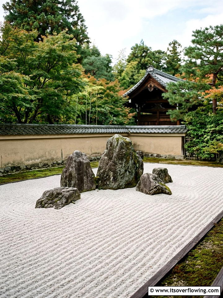 Zen Rock Garden - 25 backyard ideas with boulder accents