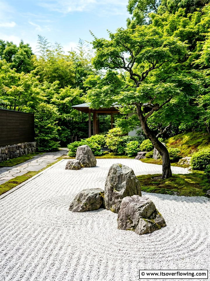 Zen Rock Garden - 25 garden decor ideas for modern gardens