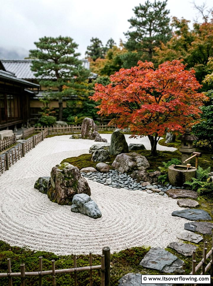 Zen Rock Garden - 25 backyard ideas for flat yards