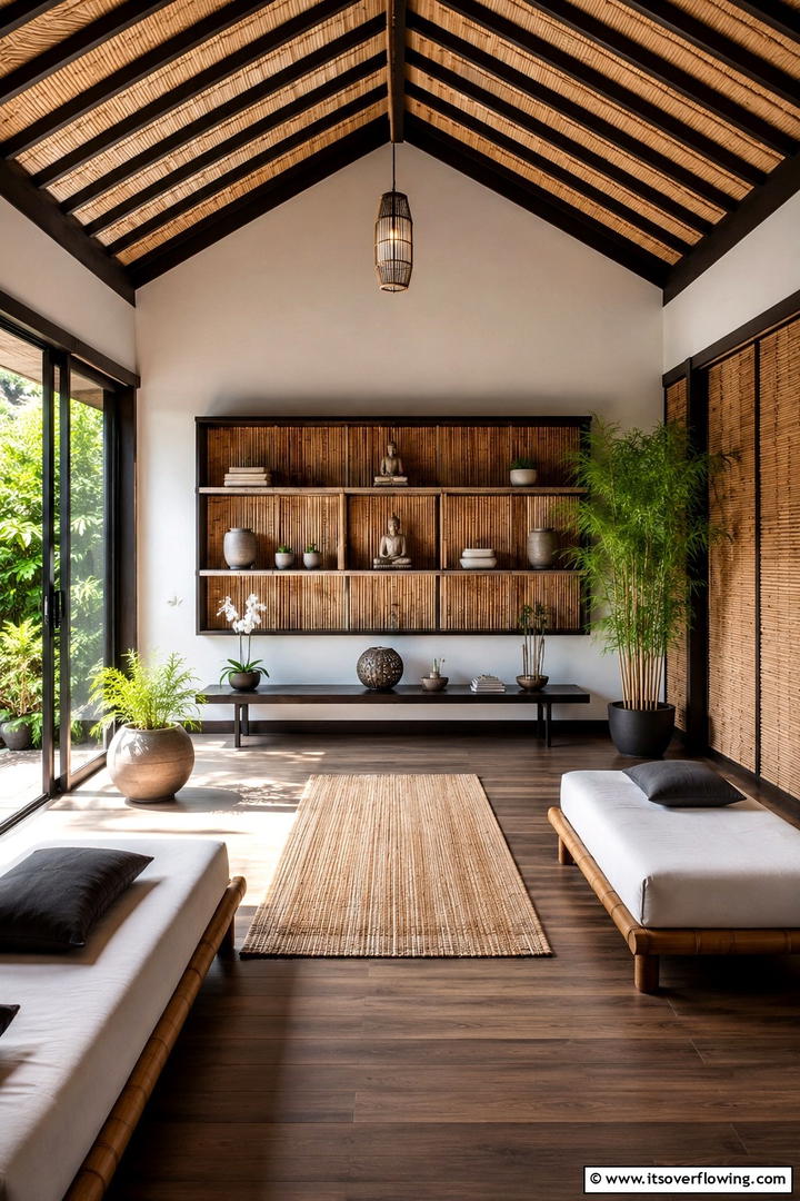 Zen Sanctuary Haven - 30 She Shed Interior Ideas for Personalized Retreats