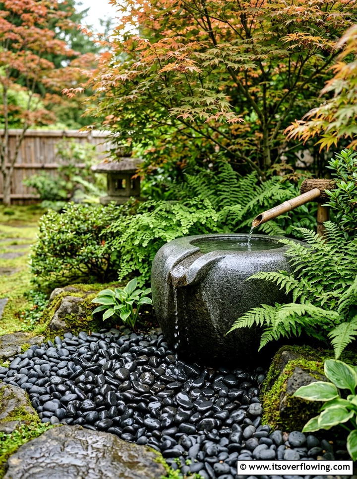 Zen Water Feature - 25 garden ideas for spring