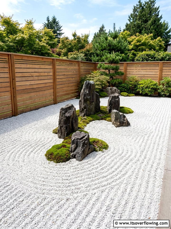 Zen garden - 25 garden ideas for minimalist style