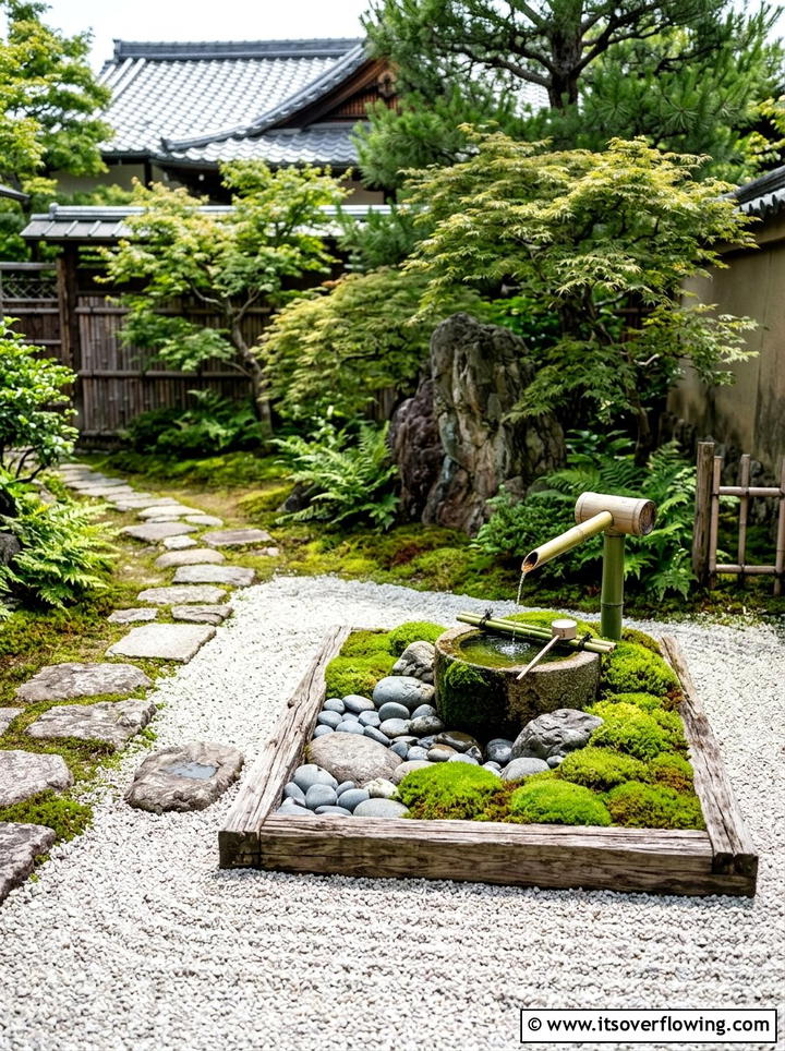 Zen garden accent - 25 creative garden ideas with pallet planters