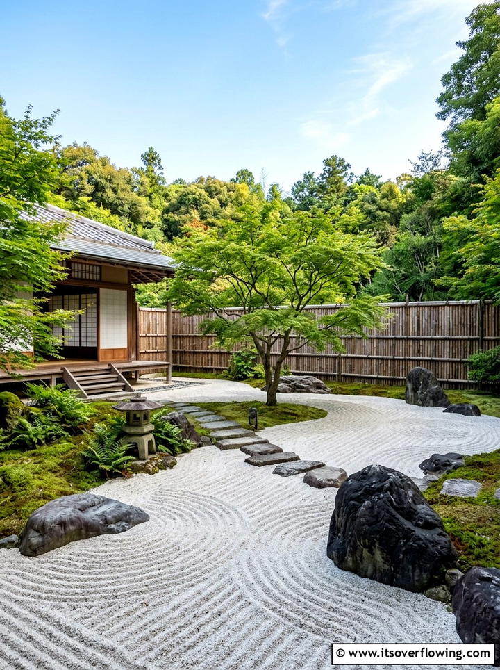 Zen garden retreat - 25 garden design ideas for backyard spaces