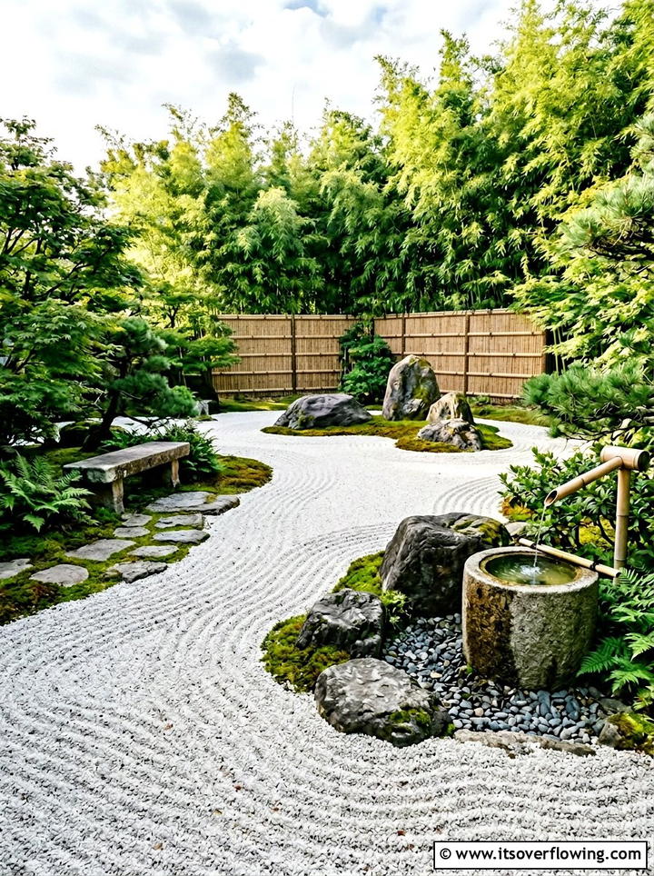 Zen garden sanctuary - 25 garden design ideas with outdoor rooms