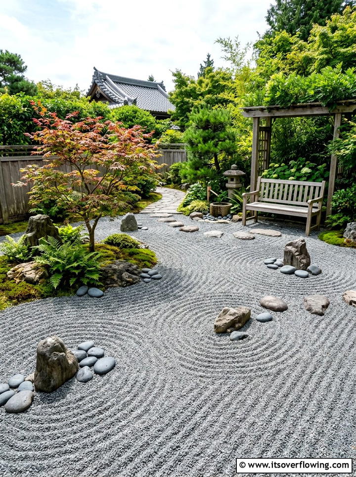 Zen gravel garden - 25 creative garden ideas for urban homes