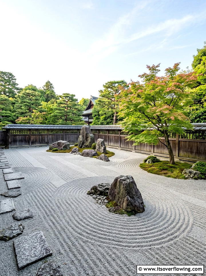 Zen rock garden - 25 backyard ideas for suburban homes